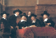 Копия картины "синдики" художника "рембрандт"