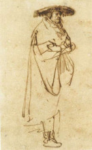 Репродукция картины "widebrim" художника "рембрандт"