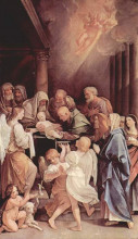 Картина "the&#160;circumcision of the&#160;child jesus" художника "рени гвидо"
