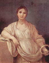 Копия картины "portrait of a girl with crown" художника "рени гвидо"
