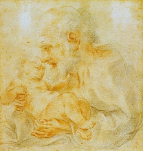Копия картины "saint joseph" художника "рени гвидо"