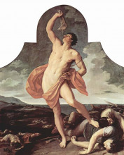 Копия картины "the&#160;victorious&#160;samson" художника "рени гвидо"