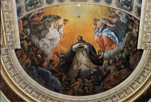 Картина "the glory of st dominic" художника "рени гвидо"