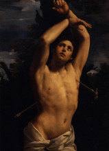 Копия картины "the martyrdom of saint sebastian" художника "рени гвидо"