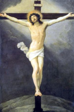 Репродукция картины "crucifixion" художника "рени гвидо"
