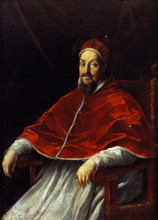 Репродукция картины "portrait of pope gregory xv" художника "рени гвидо"