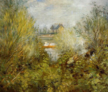 Картина "on the seine, near argenteuil" художника "ренуар пьер огюст"