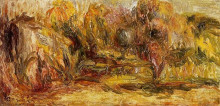 Репродукция картины "cagnes landscape" художника "ренуар пьер огюст"