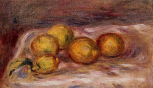 Репродукция картины "lemons" художника "ренуар пьер огюст"