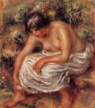 Картина "bathing" художника "ренуар пьер огюст"