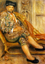 Репродукция картины "ambroise vollard portrait" художника "ренуар пьер огюст"