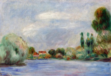 Картина "house on the river" художника "ренуар пьер огюст"