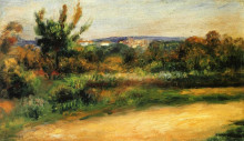 Копия картины "midday landscape" художника "ренуар пьер огюст"