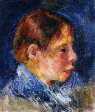 Копия картины "portrait of a child" художника "ренуар пьер огюст"