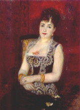 Копия картины "portrait of the countess pourtales" художника "ренуар пьер огюст"
