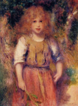 Копия картины "gypsy girl" художника "ренуар пьер огюст"