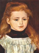 Копия картины "portrait of lucie berard" художника "ренуар пьер огюст"