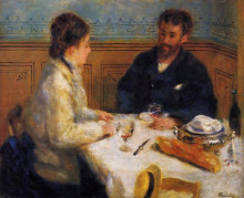 Копия картины "the luncheon" художника "ренуар пьер огюст"