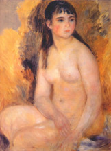 Репродукция картины "nude" художника "ренуар пьер огюст"