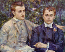 Картина "portrait&#160;of&#160;charles&#160;and&#160;georges&#160;durand&#160;ruel" художника "ренуар пьер огюст"