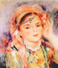 Картина "algerian woman" художника "ренуар пьер огюст"