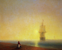 Картина "утро на море" художника "айвазовский иван"