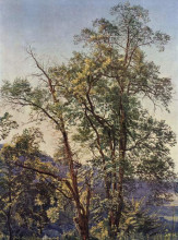 Копия картины "olive trees" художника "александр иванов"