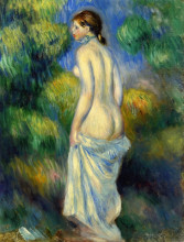 Копия картины "standing nude" художника "ренуар пьер огюст"