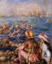 Копия картины "bathers" художника "ренуар пьер огюст"