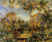 Картина "beaulieu landscape" художника "ренуар пьер огюст"