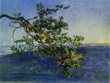 Репродукция картины "a tree branch" художника "александр иванов"