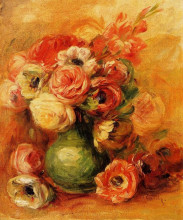 Картина "flowers" художника "ренуар пьер огюст"