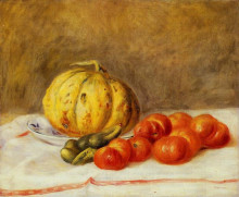 Копия картины "melon and tomatos" художника "ренуар пьер огюст"