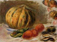 Репродукция картины "melon and tomatos" художника "ренуар пьер огюст"