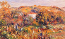 Картина "landscape at cagnes" художника "ренуар пьер огюст"