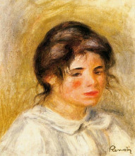 Картина "portrait of gabrielle" художника "ренуар пьер огюст"