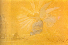 Репродукция картины "angel rolled the stone from the tomb" художника "александр иванов"