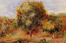 Копия картины "cagnes landscape" художника "ренуар пьер огюст"