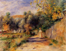 Копия картины "landscape at cagnes" художника "ренуар пьер огюст"