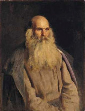 Копия картины "study of an old-man" художника "репин илья"