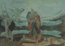 Копия картины "preaching of of the apostle paul in the roman prison" художника "александр иванов"