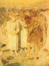 Копия картины "sermon of saint john the baptist" художника "александр иванов"