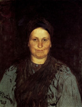 Копия картины "tatyana repina, the artist&#39;s mother" художника "репин илья"