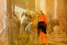 Репродукция картины "the mocking of christ. from the biblical sketches." художника "александр иванов"