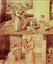 Копия картины "the prophet elijah and the widow sareptana" художника "александр иванов"