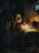 Картина "рождество христово" художника "репин илья"