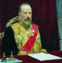 Картина "портрет с.ю.витте, министра финансов" художника "репин илья"