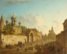 Картина "view of lubyanka" художника "алексеев фёдор"