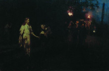 Копия картины "христос в гефсиманском саду" художника "репин илья"
