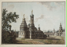 Репродукция картины "new jerusalem monastery" художника "алексеев фёдор"